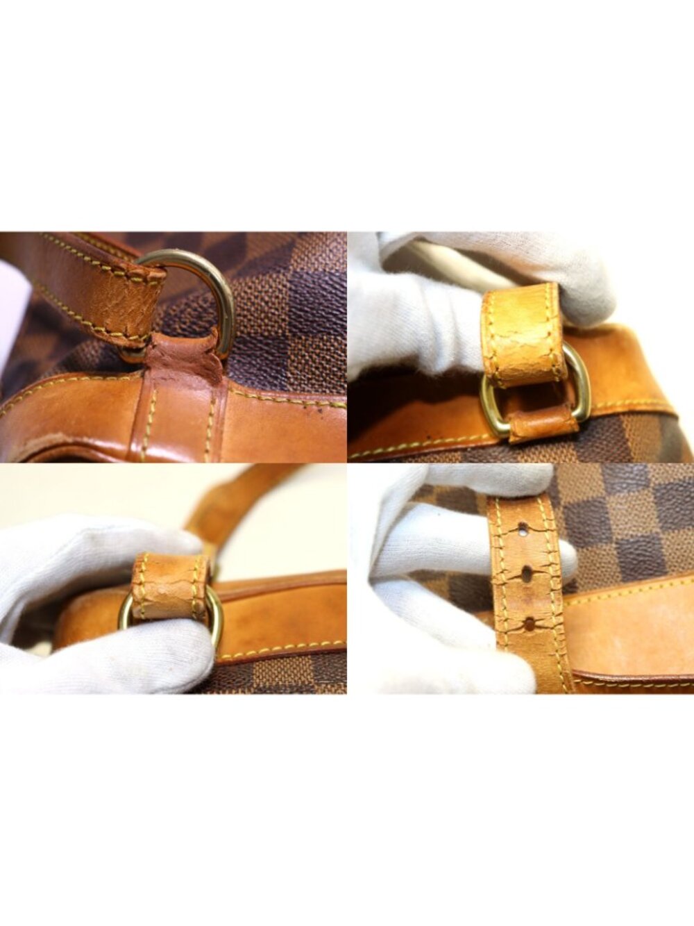 Louis Vuitton Damier Harlequin Leather Backpack - Picture 8 of 9